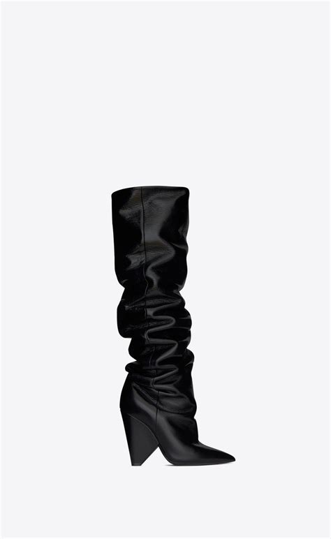 Yves Saint Laurent YSL Thigh High OTK Boots 